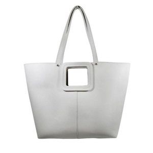 TMRW Studio THOMAS Large Square Point Tote Bag Dove NWT